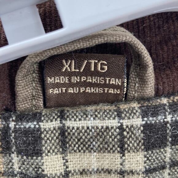 COLUMBIA Wool blend Lined Cotton Barn Coat Field Chore Jacket ranch country XL - Picture 8 of 11